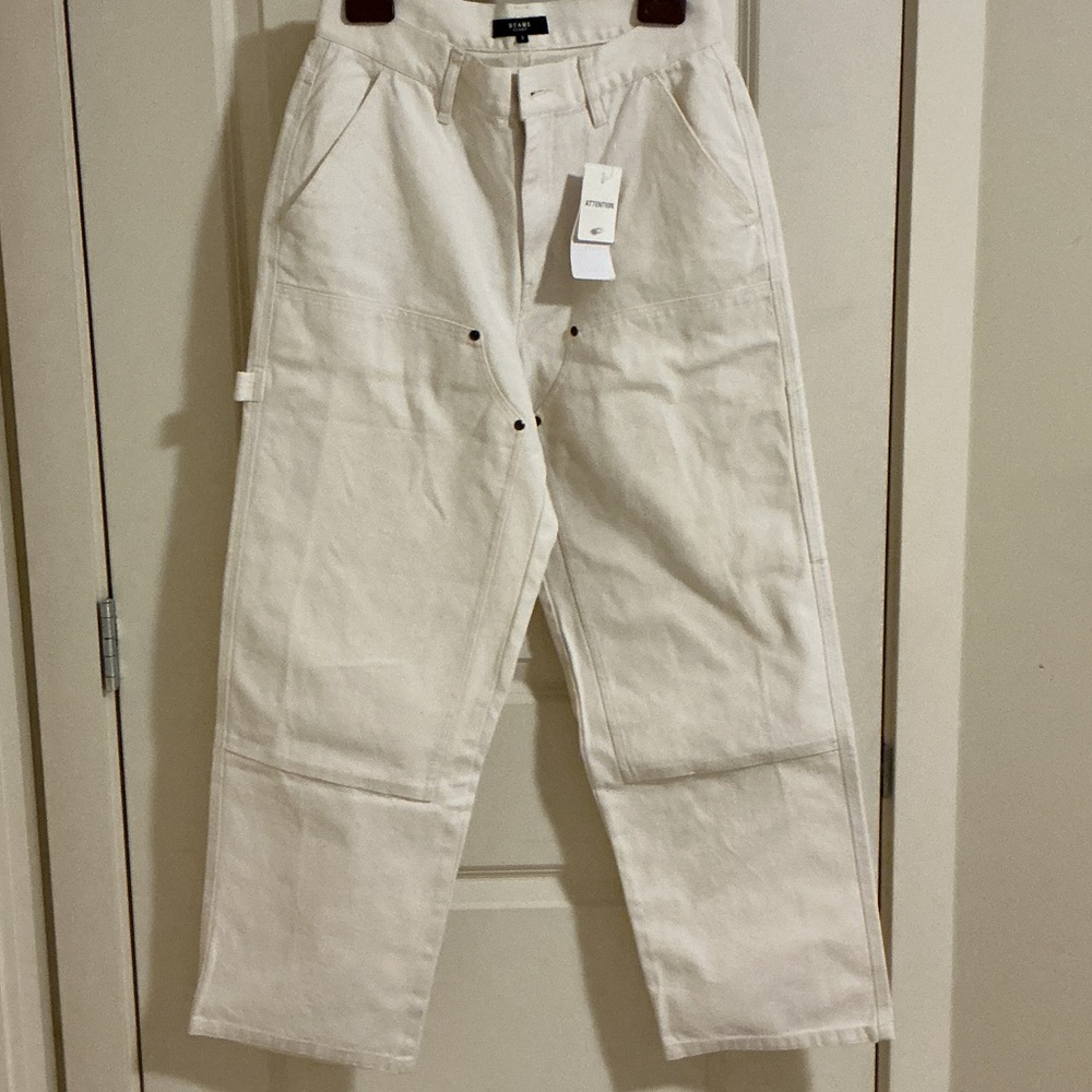 Men's Beams Off-White Relaxed Jeans
